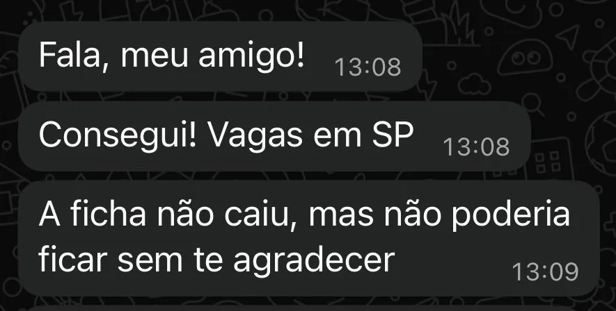 Depoimento de aluno aprovado na SEFAZ-SP