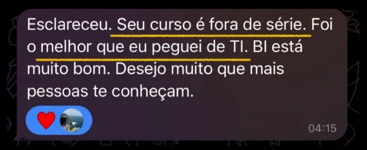 Depoimento: assistir sua aula é como show do AC/DC