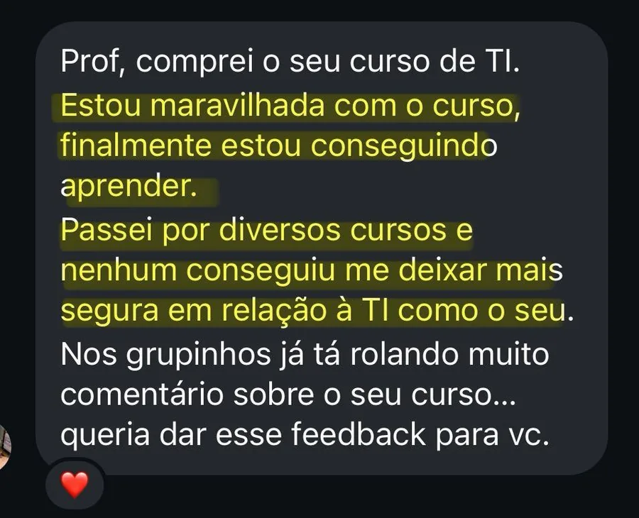 Depoimento: feito pra galera de humanas entender