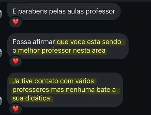 Depoimento: você é o melhor professor desta área
